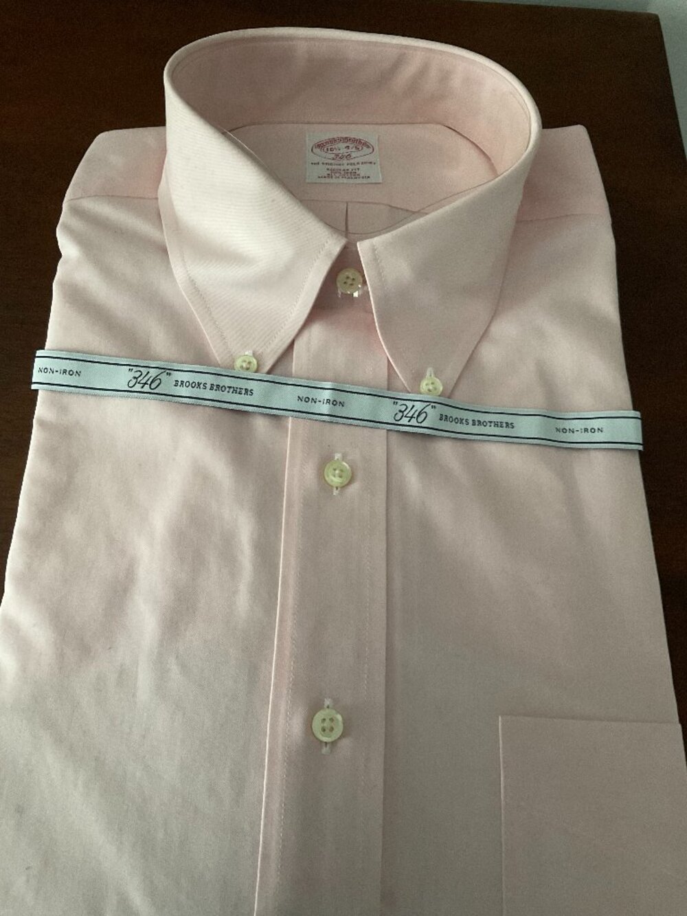 Mens Pink Brooks Brothers Shirt NWT Size 16.5